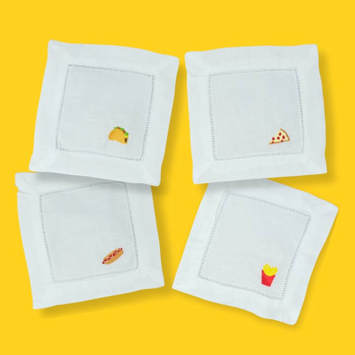 Cocktail Napkins Junk Food - Individual for wholesale by Made Au Gold