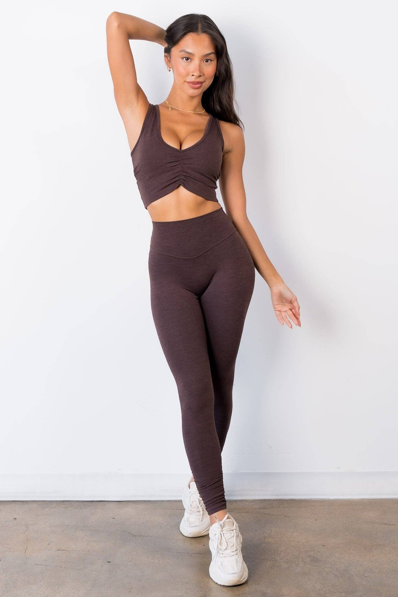 Vitality - Wholesale Athletic Pants - Women's - Vitality Daydream® Gather Pant - Brownie Batter