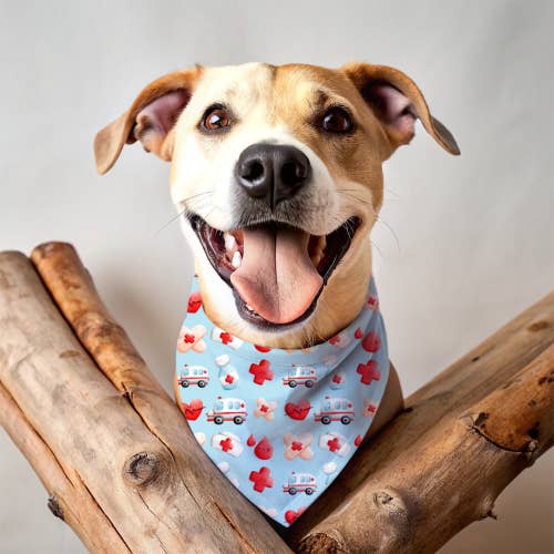 Hello Coucou - Wholesale Pet bandana – Dog - You're My Remedy - Double Sided Bandana DOG CAT DR NURSE3