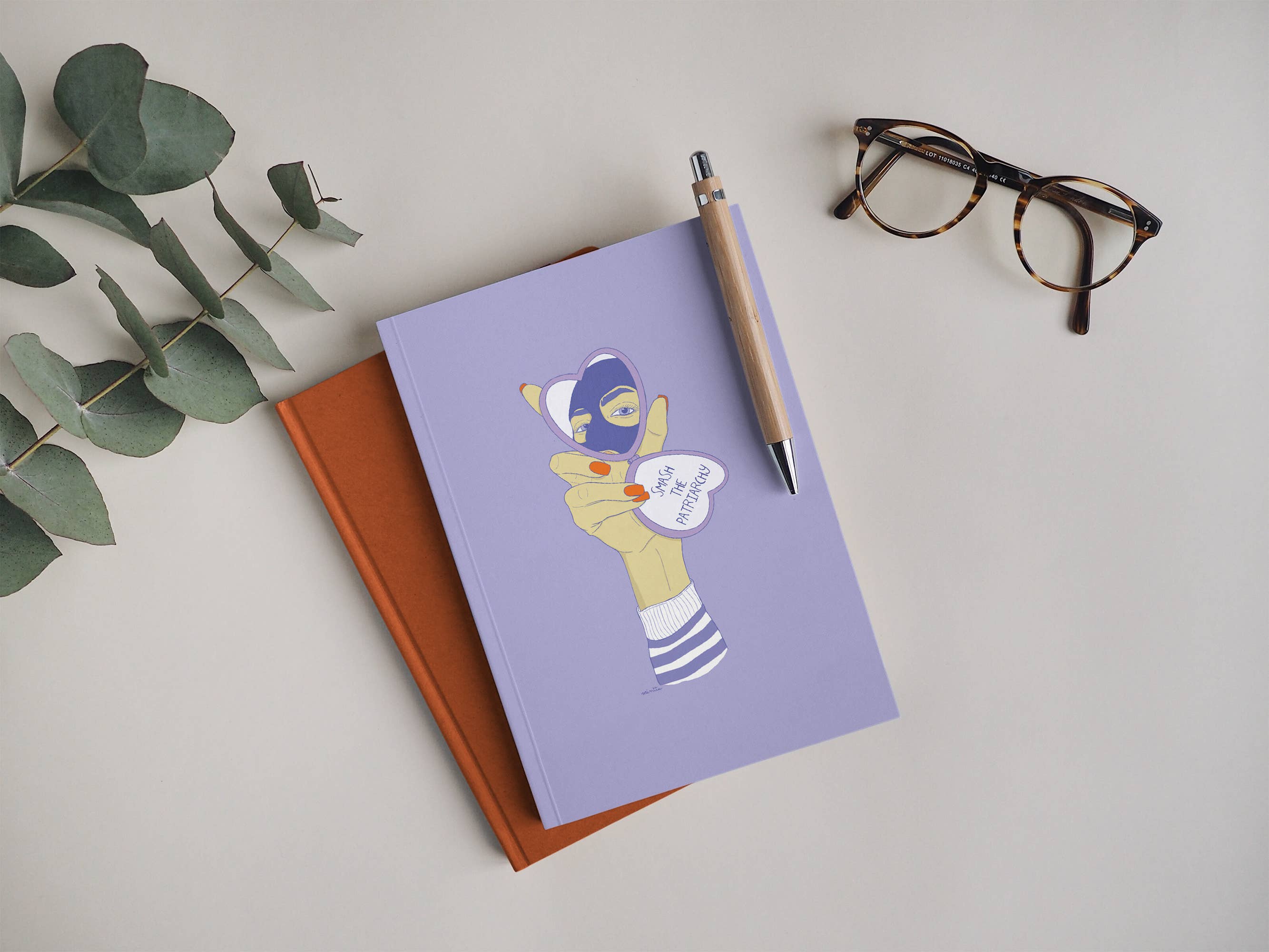 minttu illustrations - Wholesale Notebook - Notebook "smash the patriarchy"5