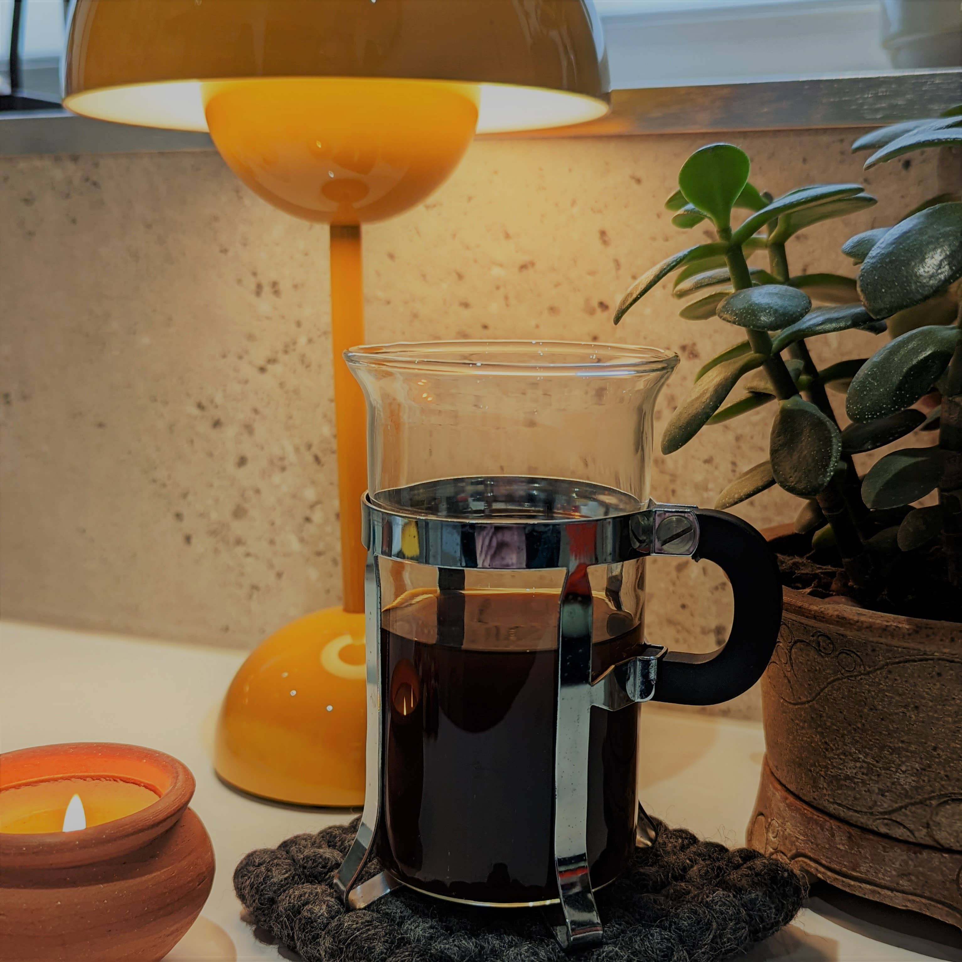 Cool Trade Winds – Großhandel Untersetzer – Kleine quadratische Filzuntersetzer aus Filzkugeln3