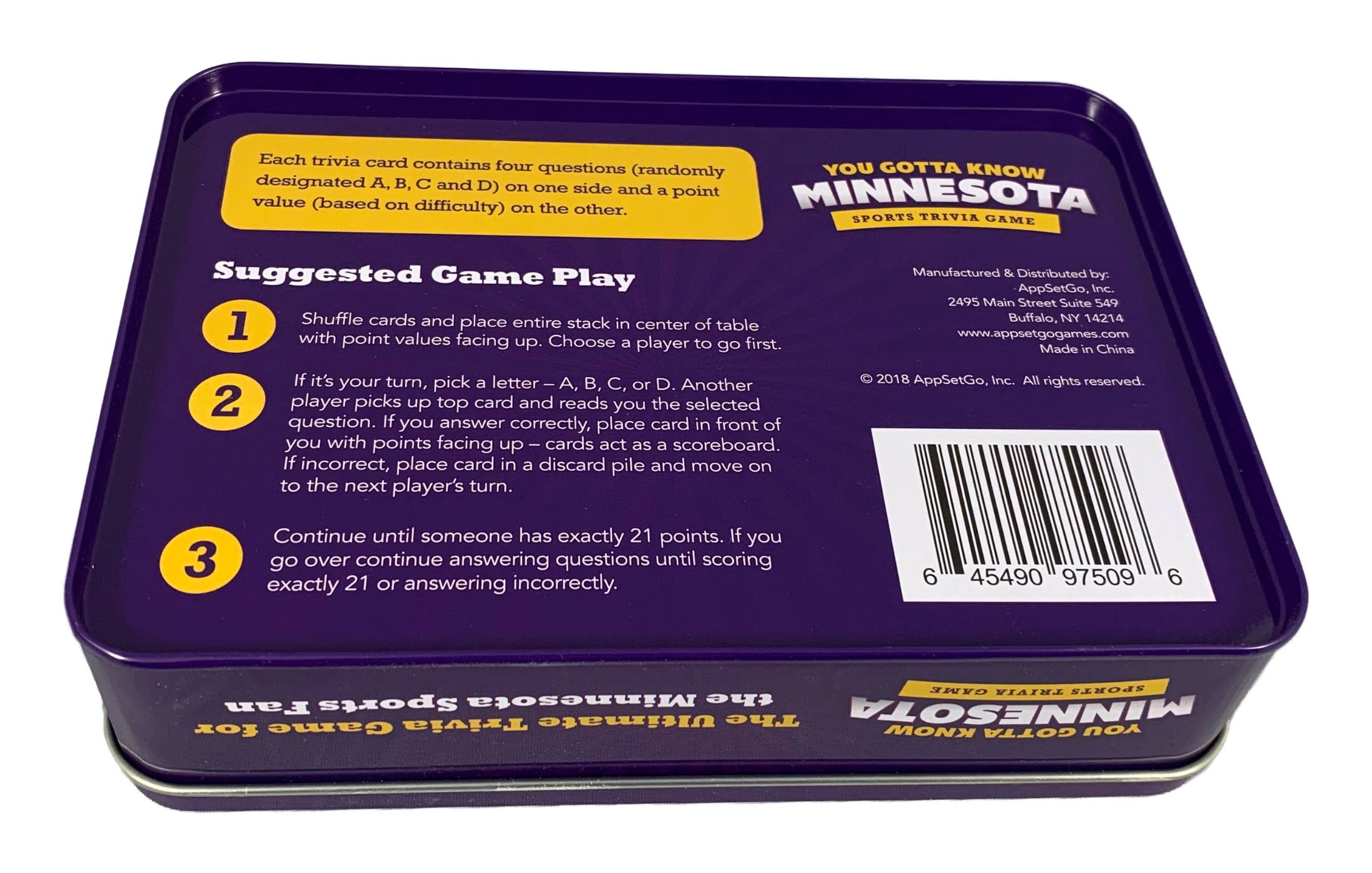 You Gotta Know Games - Wholesale Card Game - You Gotta Know Minnesota - Sports Trivia Game (6)2