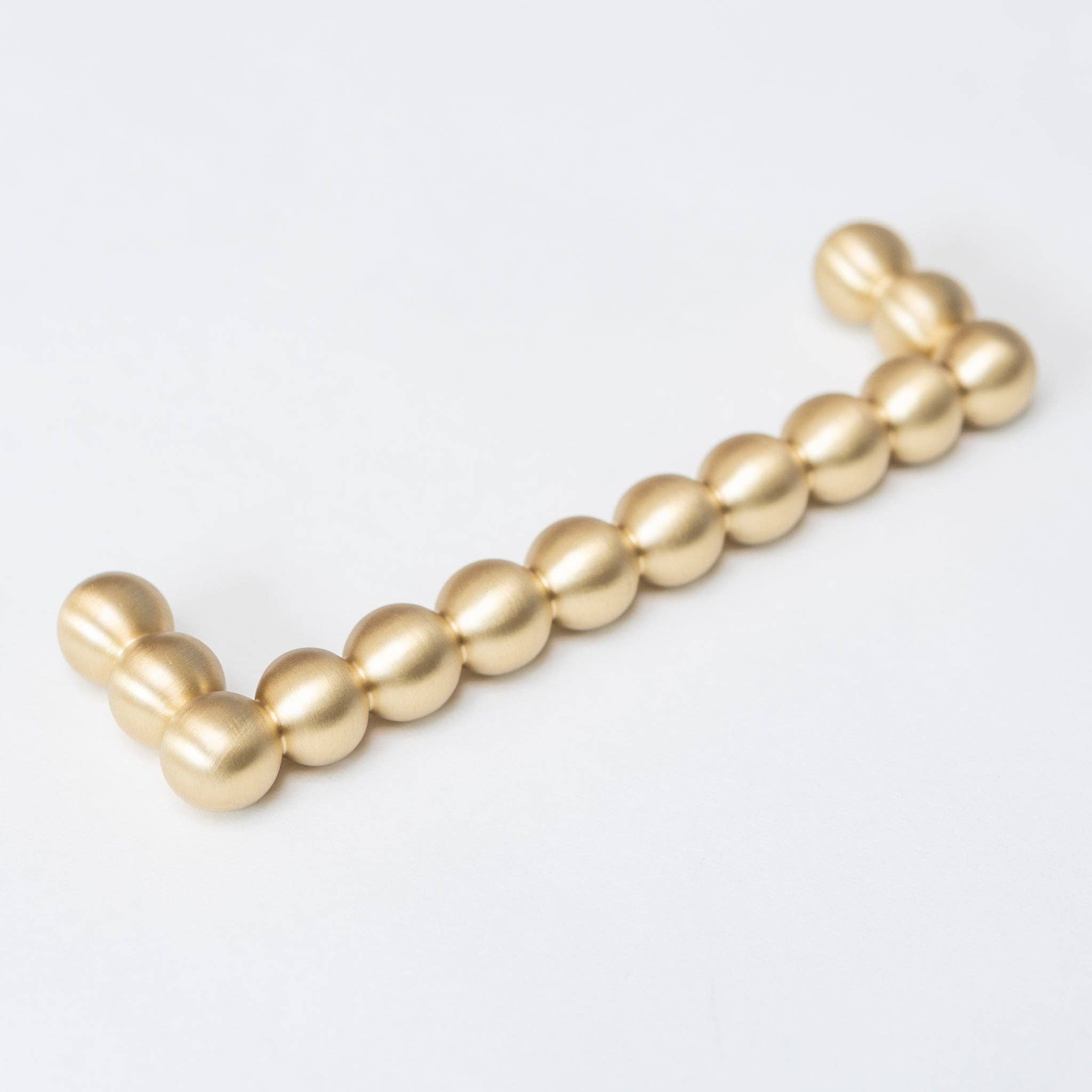 Brass bee – wholesale Knob/pull – Solid Brass Beaded Cabinet Pull Handles & Knobs - Satin Brass Finish32