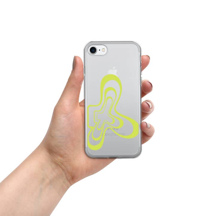 Kickback Club - Wholesale Phone Case - Women's - Groovy Flower Clear Case for iPhone®18