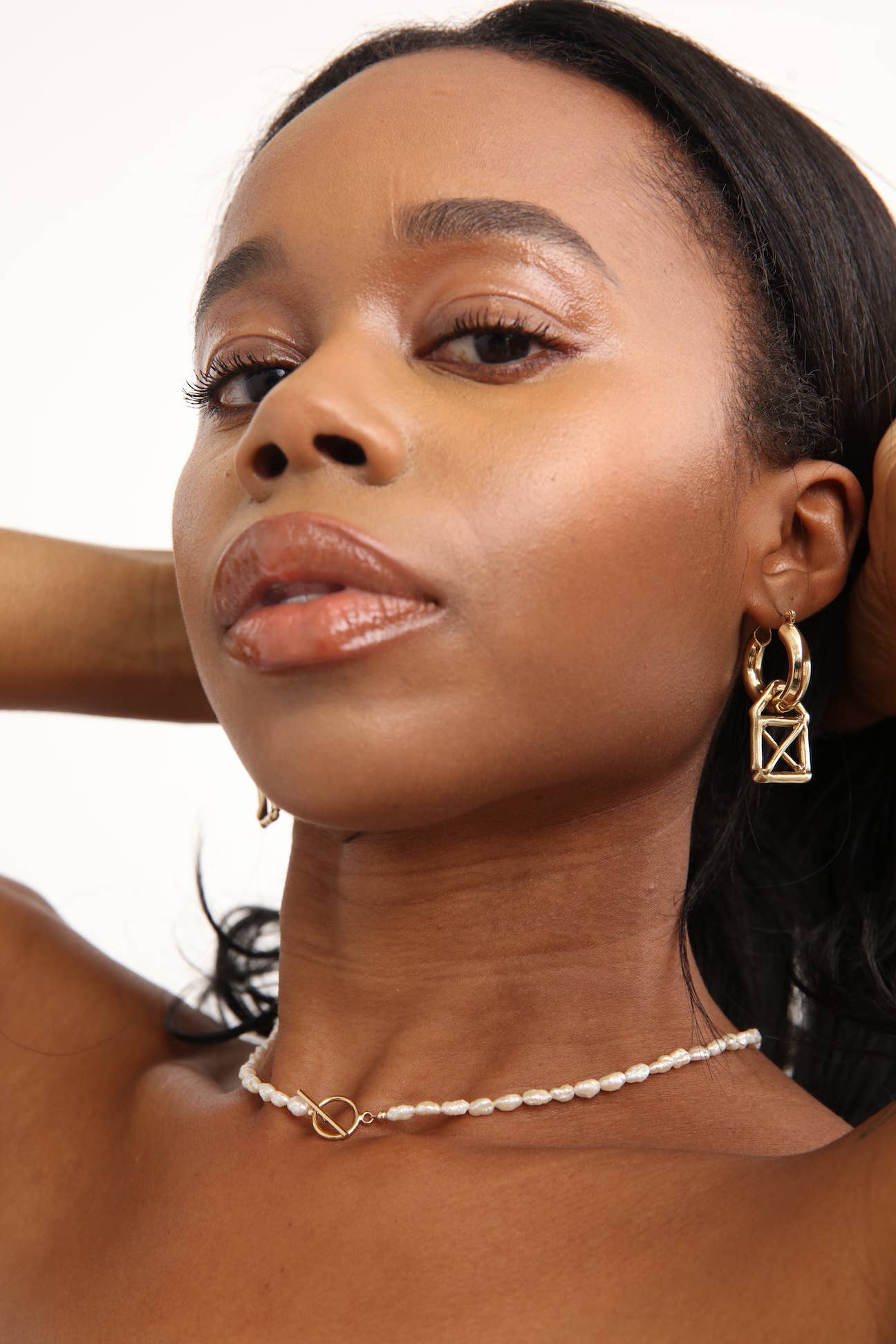 Yam - Wholesale Choker/Collar - Rice Pearl Choker3