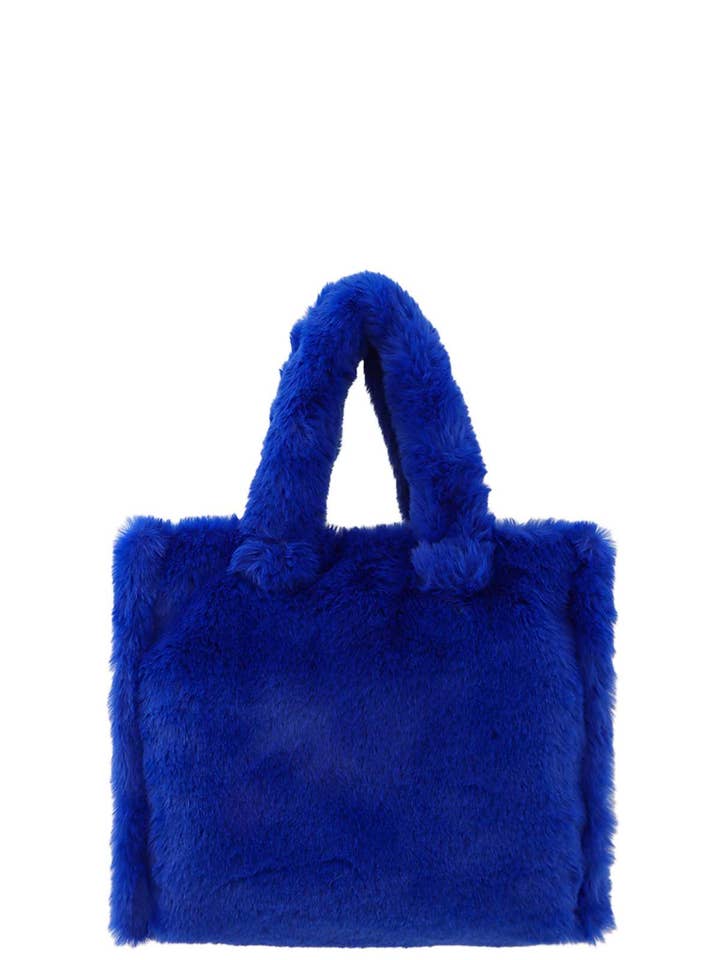 Mini borsa a mano e tracolla in pelliccia sintetica per la vendita all'ingrosso da parte di Shop Neighbors