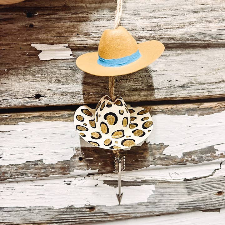 Adelyn Elaine's - Wholesale Wall Mirror - Teal Band - Hat Mirror Hangers