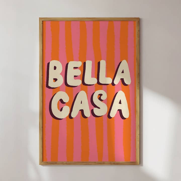 PÓSTER BELLA CASA para venta al por mayor de Studio Dolci