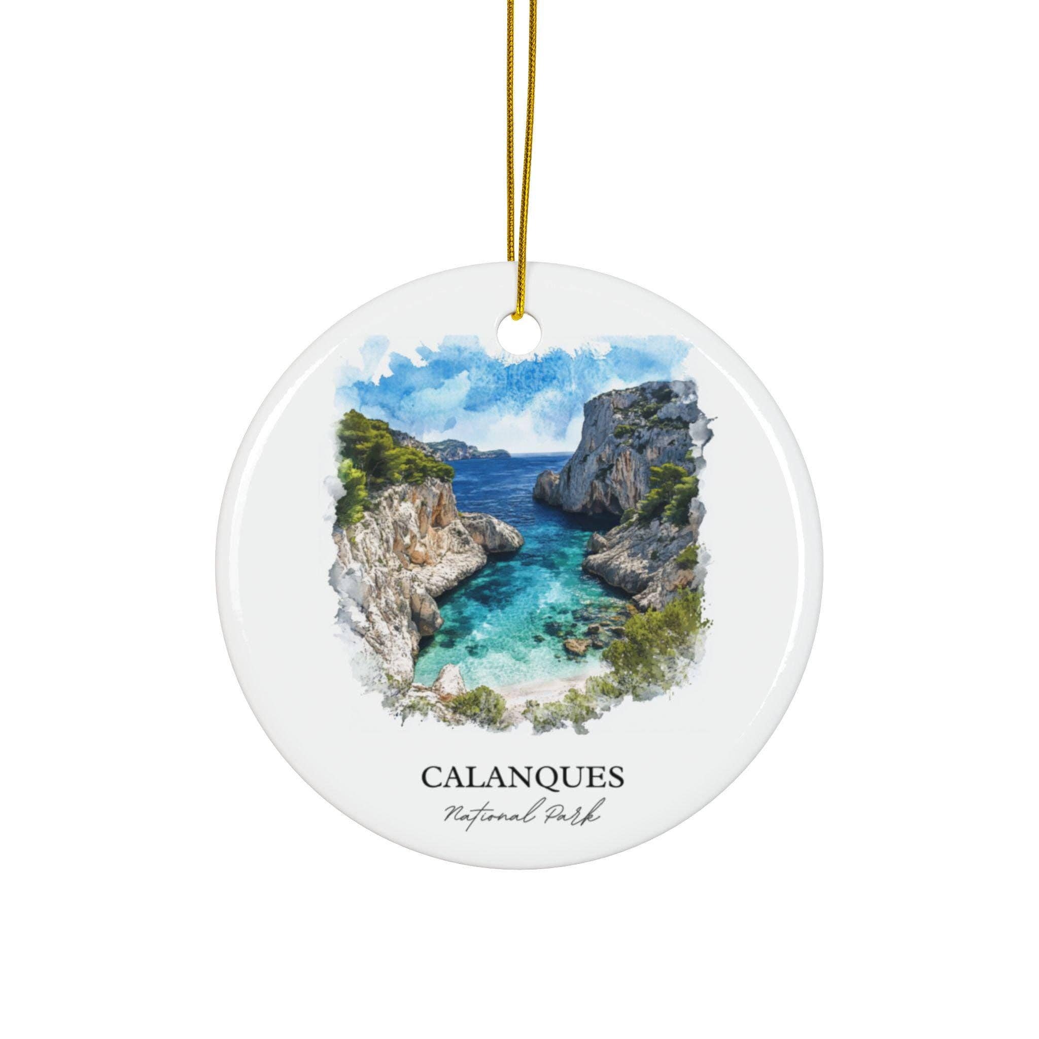 Premium Travel Art - Vendita all'ingrosso Decorazione - Ornamento Calanques: Souvenir Unico di Marsiglia, Decorazione Natalizia Calanques e Regalo Autentico del Massiccio delle Calanques0