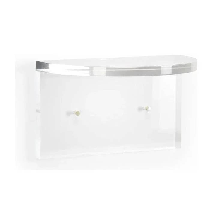 London Rundad Kant Klar Akryl Väggfäste för wholesale av LOOMLAN