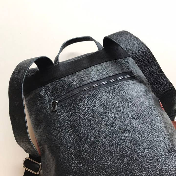 LeaF - Wholesale Rugzak - Dames - Leren rugzak, Paarse rugzak, Omvormbare rugzak3