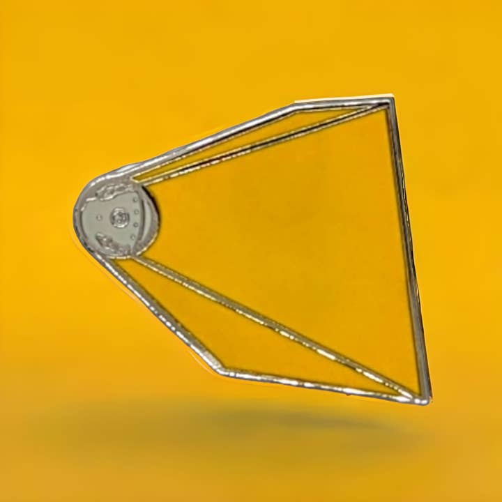 PINtelligentsia - Wholesale Lapel Pin/Button - Sputnik Enamel Pin - Soviet Retro Space Robot Lapel Pin!