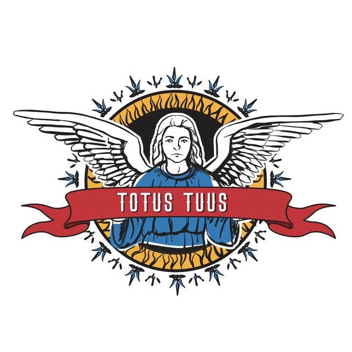 The Retro - a Full of Grace USA Company – Großhandel Temporäre Tattoos – Ave Maria Temporäre Tattoo3