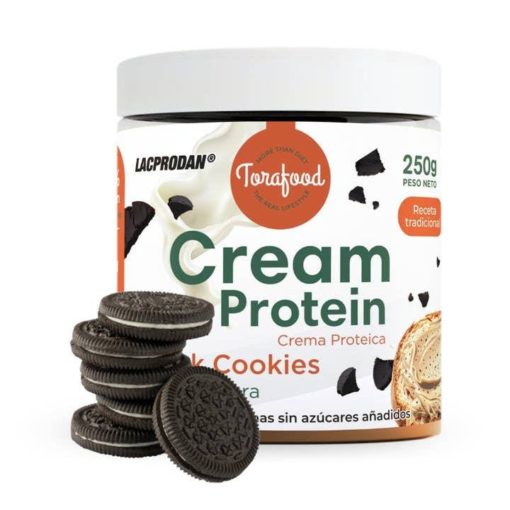 CREMA PROTEICA BLACK COOKIE CHIPS 250G - TORAFOOD para venta al por mayor de Torafood