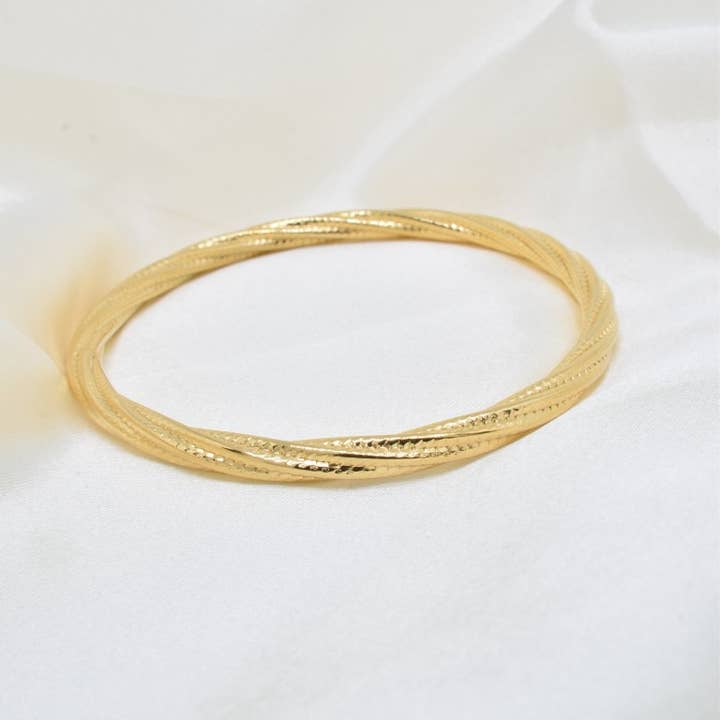 Brazalete rígido de acero inoxidable - BR110381 para venta al por mayor de Kapyco