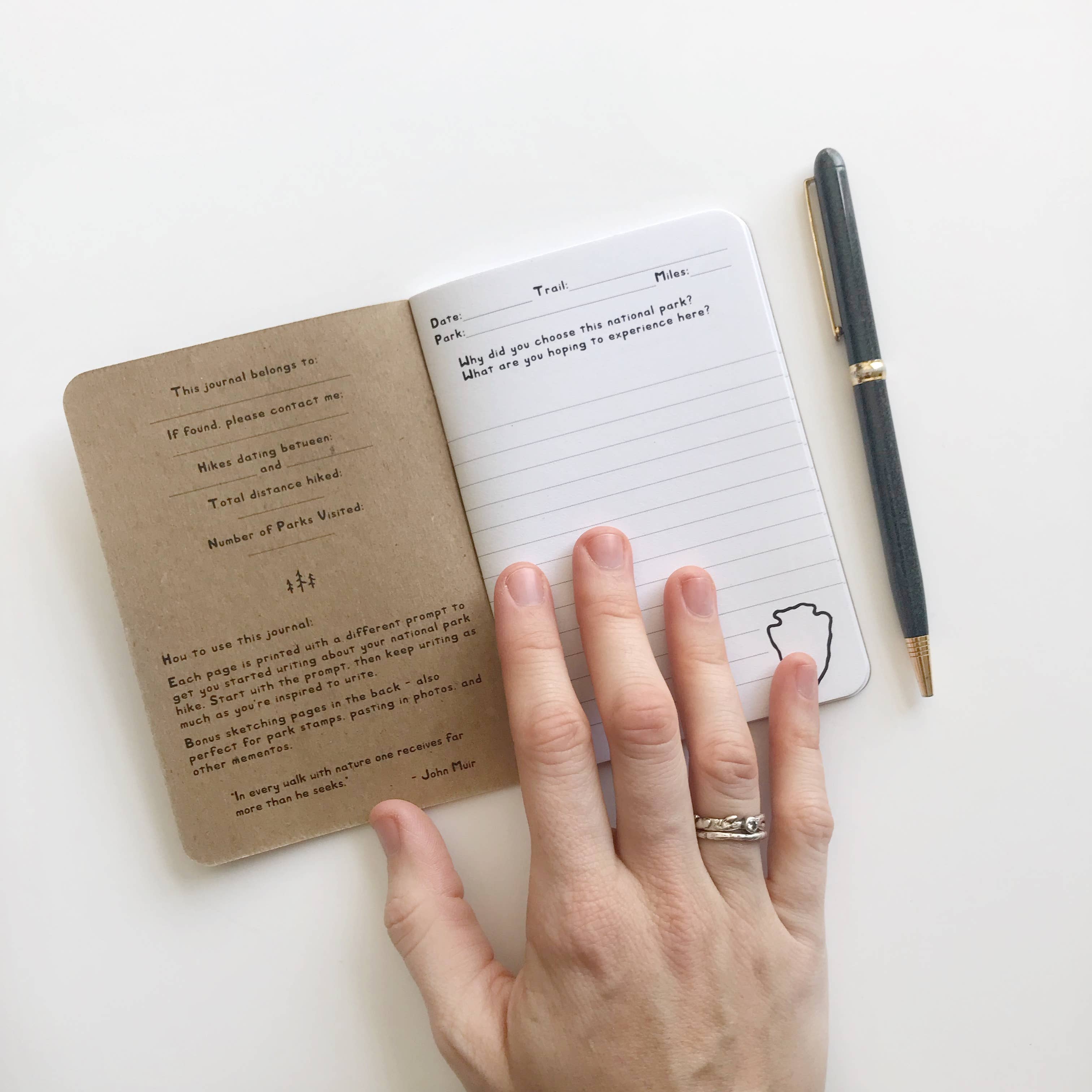 Dear Summit Supply Co - Vendita all'ingrosso Diari/agende - The Trail Journal: National Parks Edition1