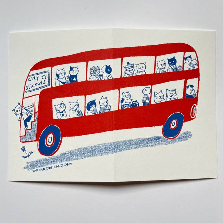 City Slickat card for wholesale by Takako Copeland