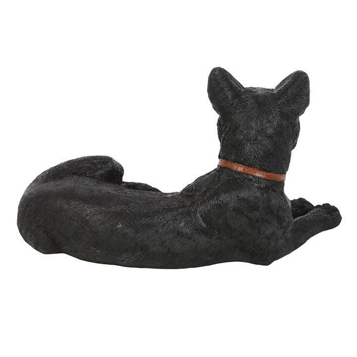 Something Different Wholesale - Wholesale Decorative Figurine - Gothic Laying Black Cat Figurine