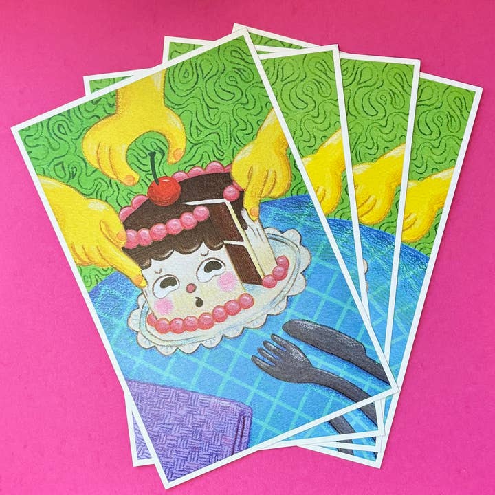 Just a Taste - gouache art print for wholesale by Kolbi Lane