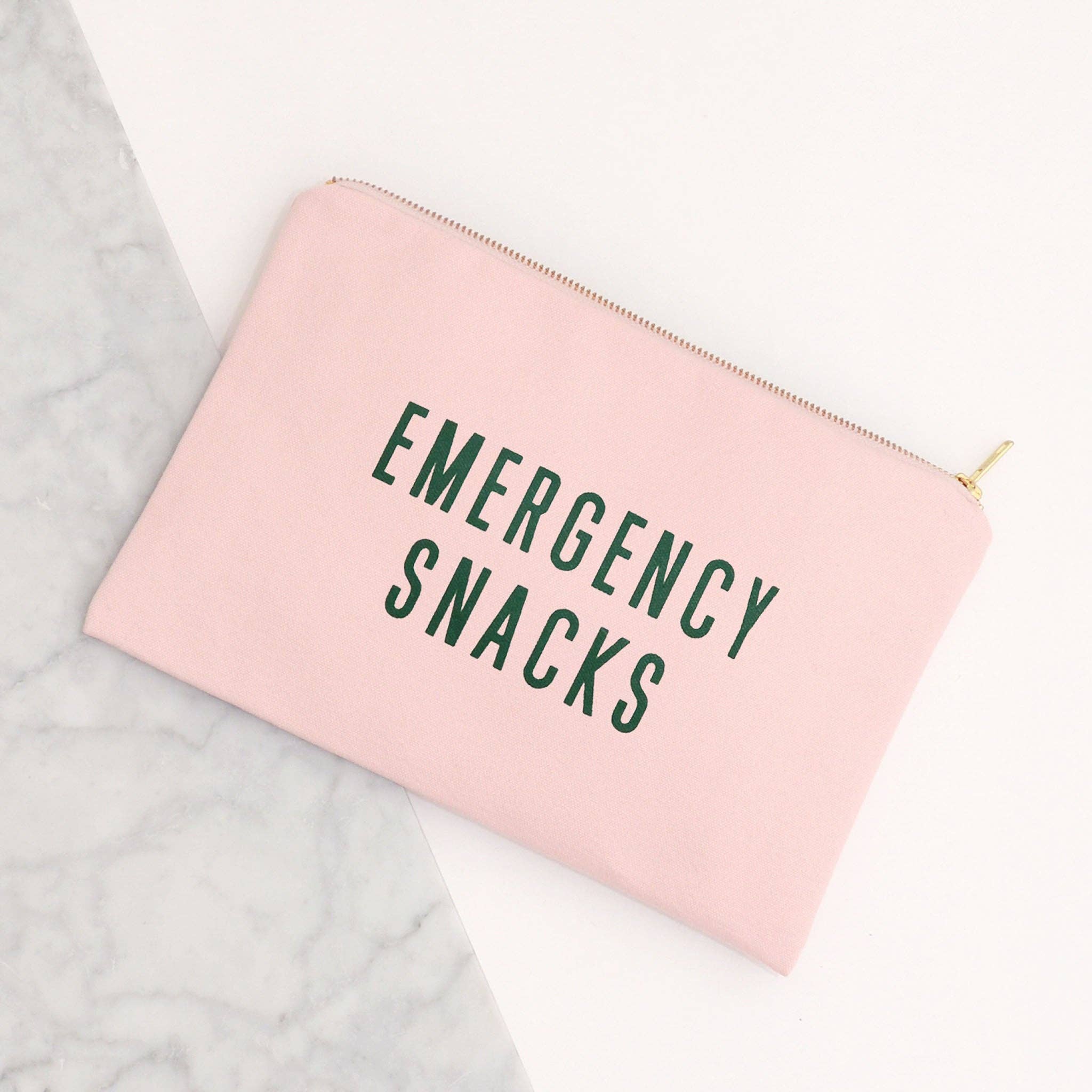 Alphabet Bags - Vendita all'ingrosso Astuccio - Donna - Emergency Snacks - Pochette rosa cipria5