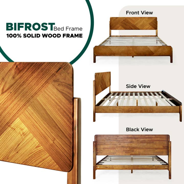 Megsu - Wholesale Bed - Rorns Bifrost Platform Bed Frame With Headboard for Modern Bedrooms9