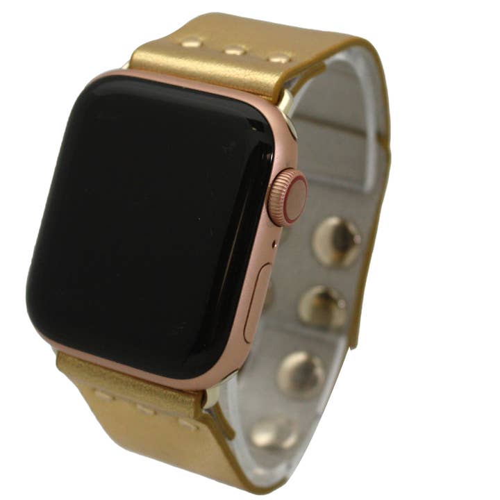 Time World USA - Wholesale Watch Band/Strap - Unisex - Metallic Snap-Button Apple Watch Band