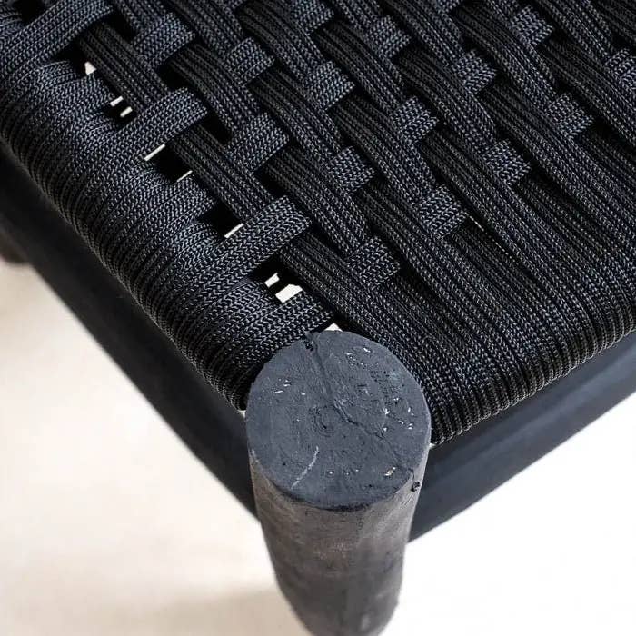 libitiishop – wholesale Bänk – Marockansk bänk i massivt trä vävd med tråd 2