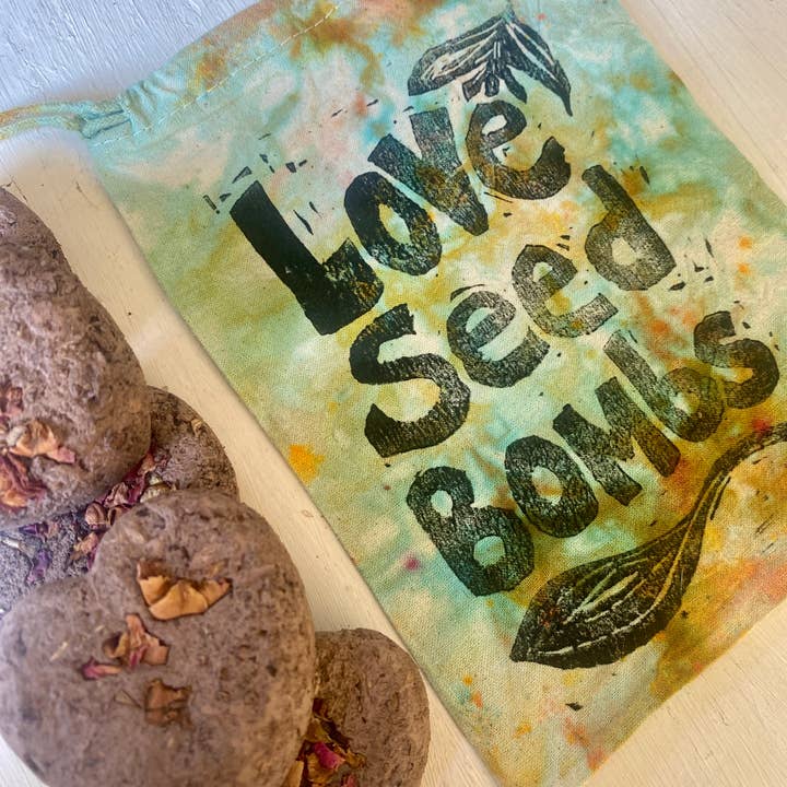 Sea + Green - Wholesale Plant Seeds - LOVE Seed + Soil Hearts Wildflower Bee Friendly Seed Ball6