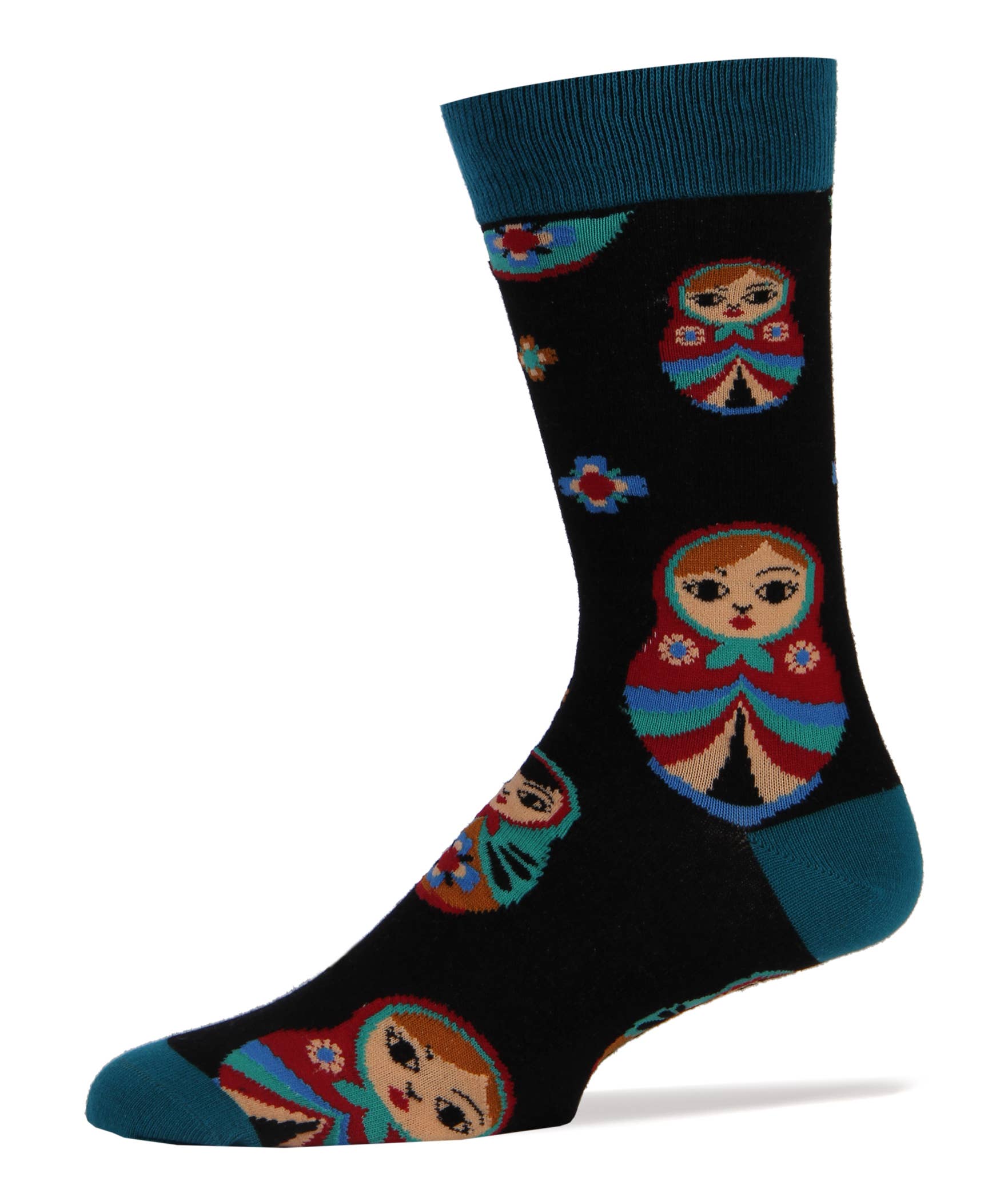 Oooh Yeah/Sock It Up/Oooh Geez Slippers - Wholesale Socks - Men's - Matryoshka | Men's Cotton Crew Funny Socks