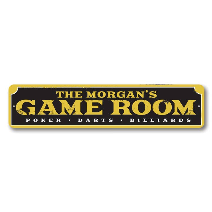 Schild „Family Game Room für den Großhandel von Lizton Sign Shop, Inc