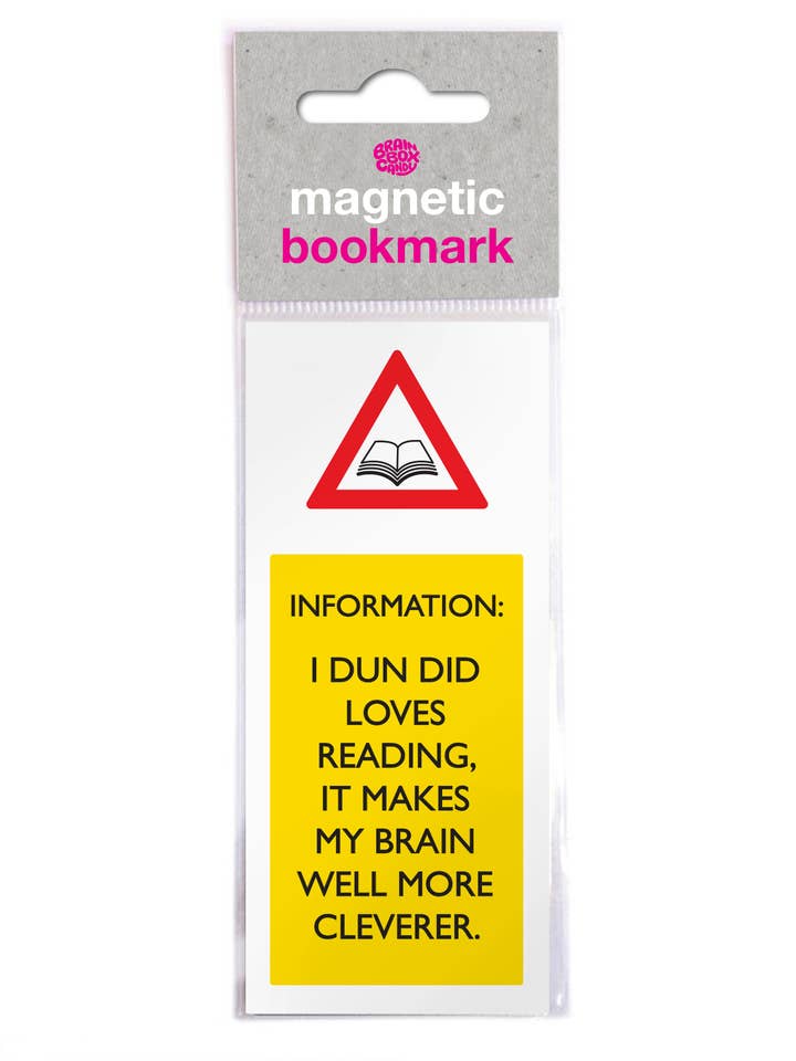 Lustiges magnetisches Lesezeichen - Brain More Cleverer für den Großhandel von Brainbox Candy