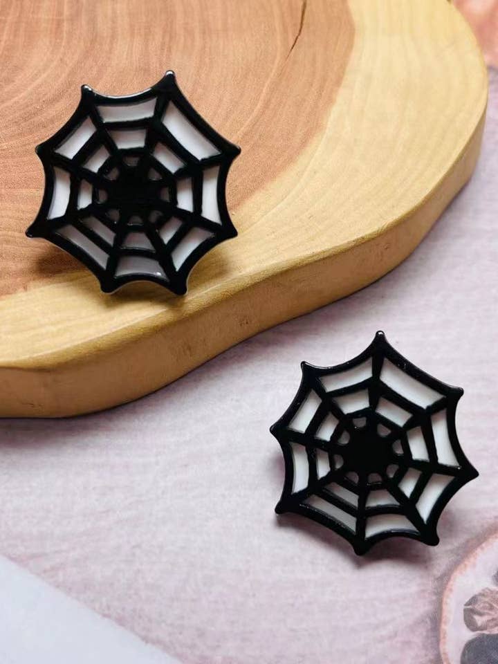 Orecchini in Acrilico a Ragnatela E4686 per la vendita all'ingrosso da parte di Ole