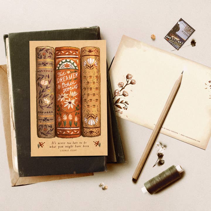 So Quiet - Wholesale Postcard - Old Books Postcard1