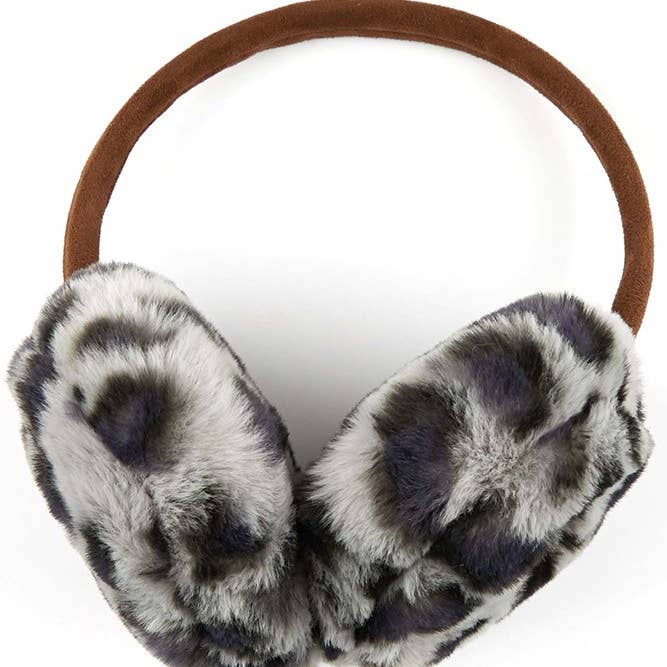 Hana - Wholesale Earwarmers/Ear Muffs - Women's - C.C Leopard Print Earmuffs