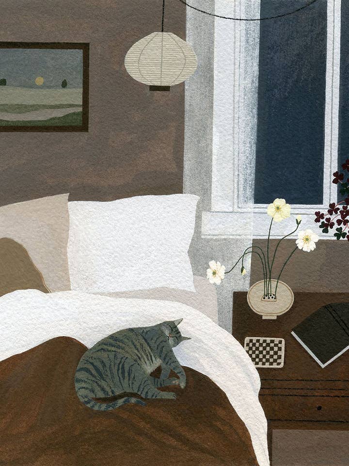 "11:37 PM" art print for wholesale by Yelena Bryksenkova