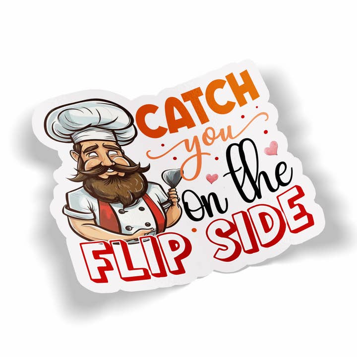Catch You On The Flip Side Sticker für den Großhandel von JE Creates