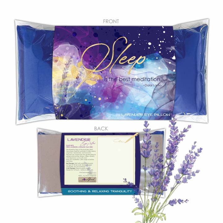 Lavanda Sleep Aromaterapia Wellness Cuscino occhi per la vendita all'ingrosso da parte di The Creative Idea Shop