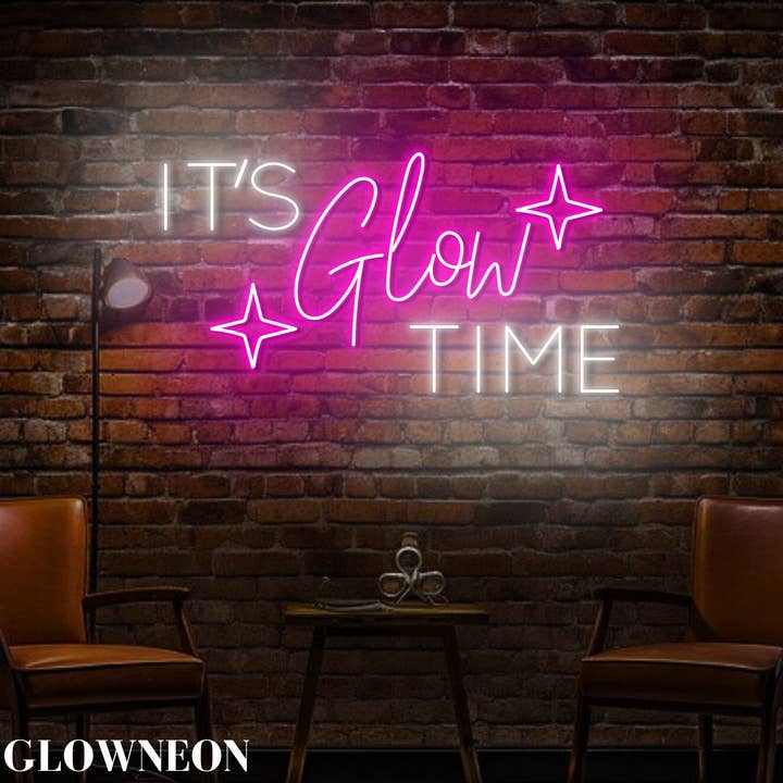 It's Glow Time Wall Led Light, Beauty Spa Decor, Medspa Sign and other Purchase Wholesale litière tranquille. Free Returns & Net 60 Terms on Faire trending on Faire.