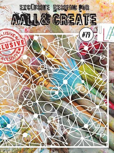 Spoutnik - Pochoir 6 « x 6" #79 pour la vente par AALL AND CREATE