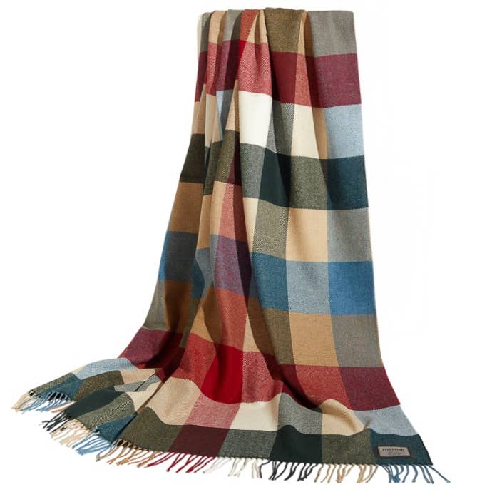 Foxford Woodland Avenue Lamswollen Deken voor wholesale door FOXFORD