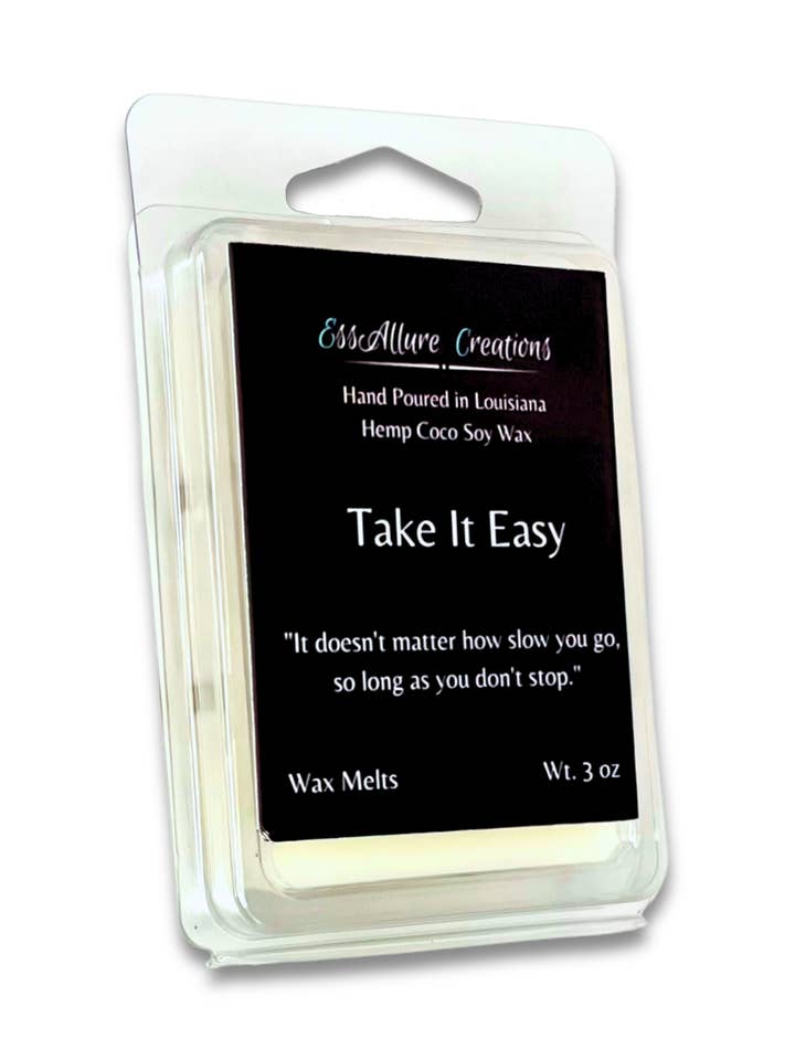 Take It Easy Wax Melt for wholesale by Essallure Creations