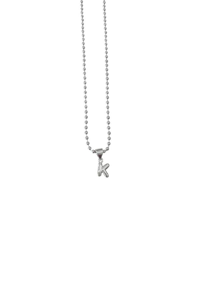 Collier Levi Initial ARGENTÉ - Top 12 pour la vente par Gemelli