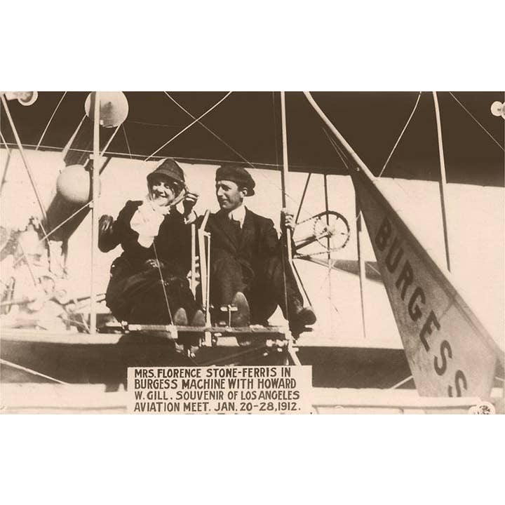 Found Image Press - Wholesale Magnet - Magnet AV-468 Vintage Biplane