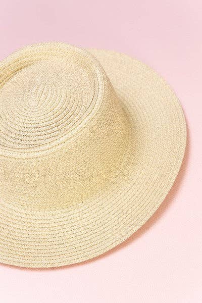 JOSSLYN by wall to wall - Vente Chapeau de paille – femme - CHAPEAUX DE SOLEIL CLASSIQUES EN PAILLE DE BATEAU | 40HW6036