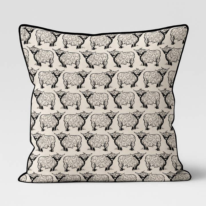 Coussin Coo Parade pour la vente par Gillian Kyle