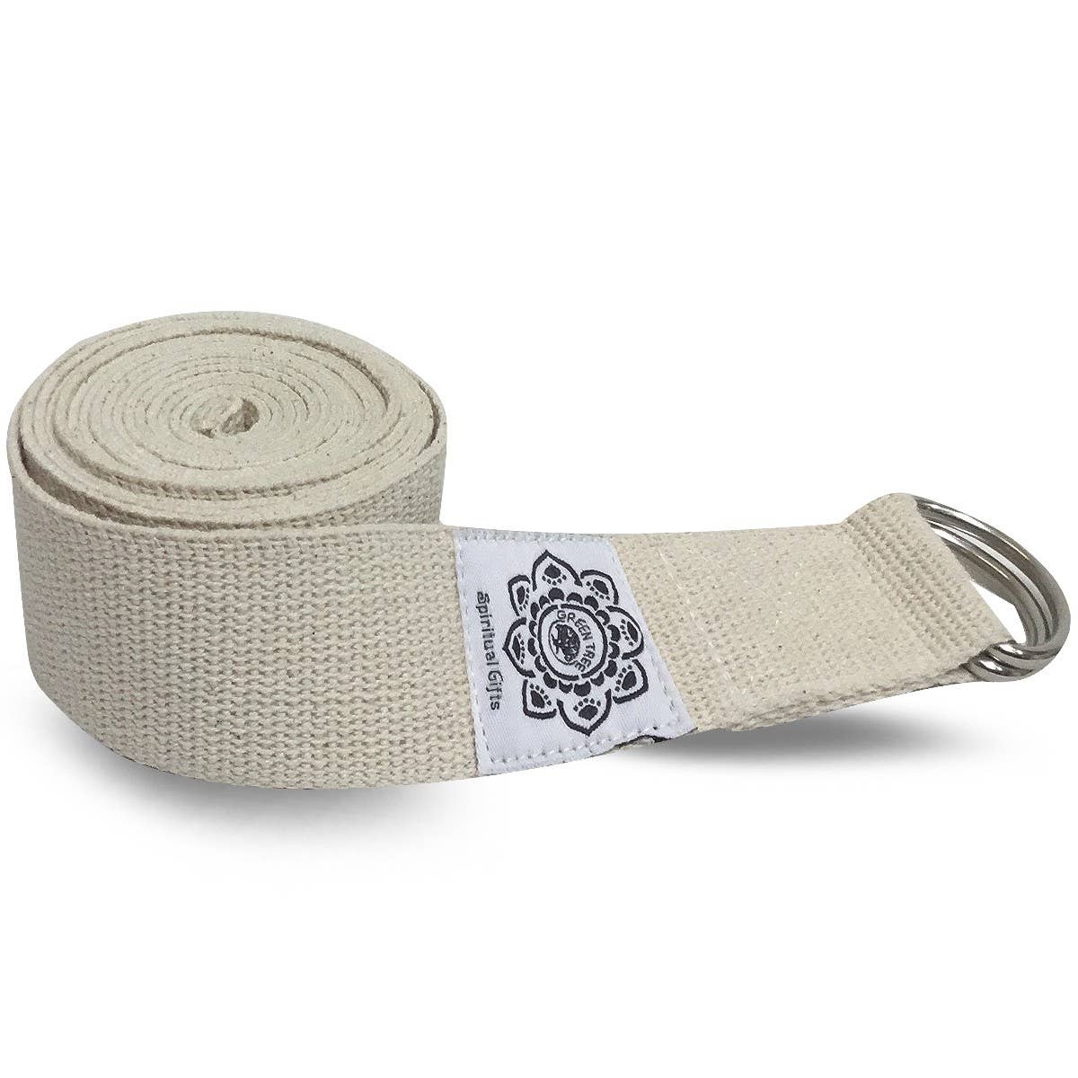 Gaiam Yoga Strap Premium Athletic Stretch Band with Adjustable Metal D-Ring  Buckle Loop | Exercise & Fitness Stretching for Yoga, Pilates, Physical