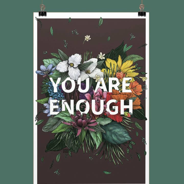 Transpainter – Großhandel Kunstdruck – Du bist genug Kunstdruck | Self Love Kunstposter3