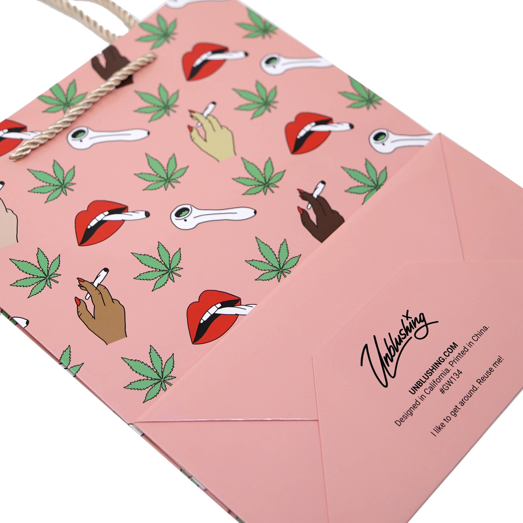 Unblushing - Wholesale Gift Bag - 420 Marijuana Weed Pot Gift Bag4