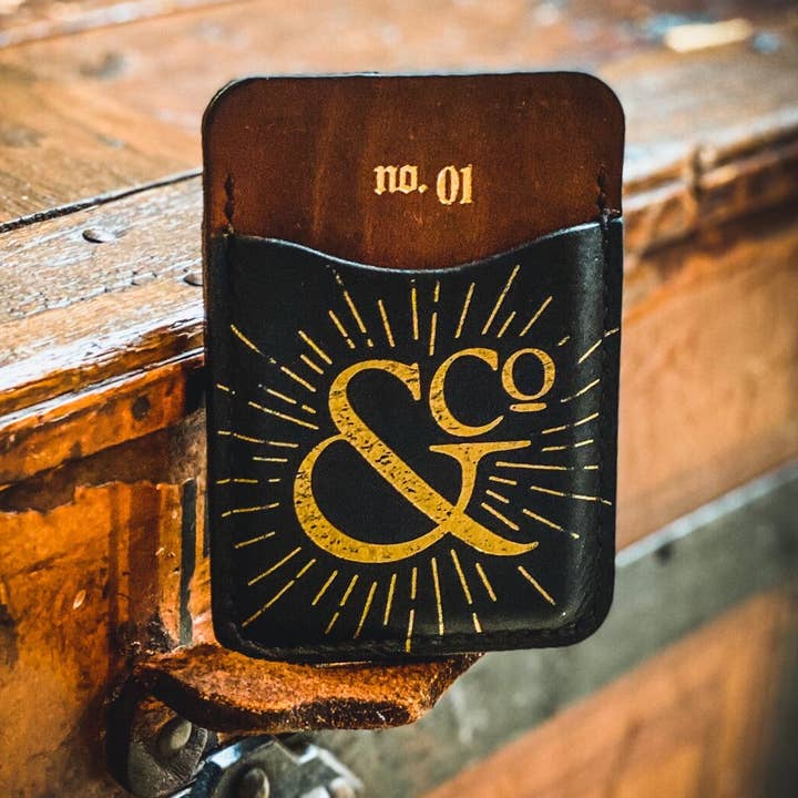 THE FOREST WALLET for wholesale by Ampersand Leather Co.