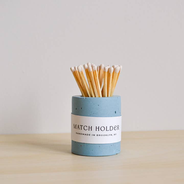 LindaMakess - Wholesale Match Holder - Round Matchstick Holder with Striker Sticker
